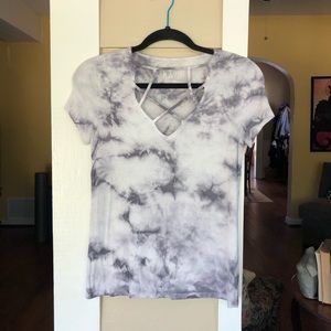American Eagle Tye Dye Soft and Sexy Ribbed Tee